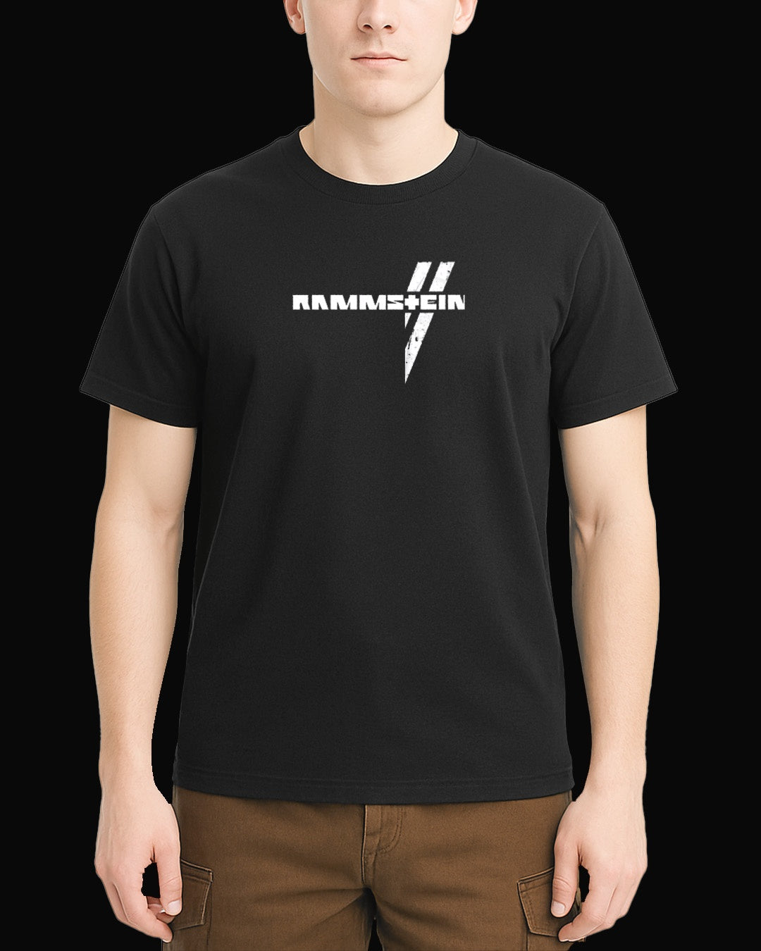 Rammstein Grup Logo Siyah Tişört