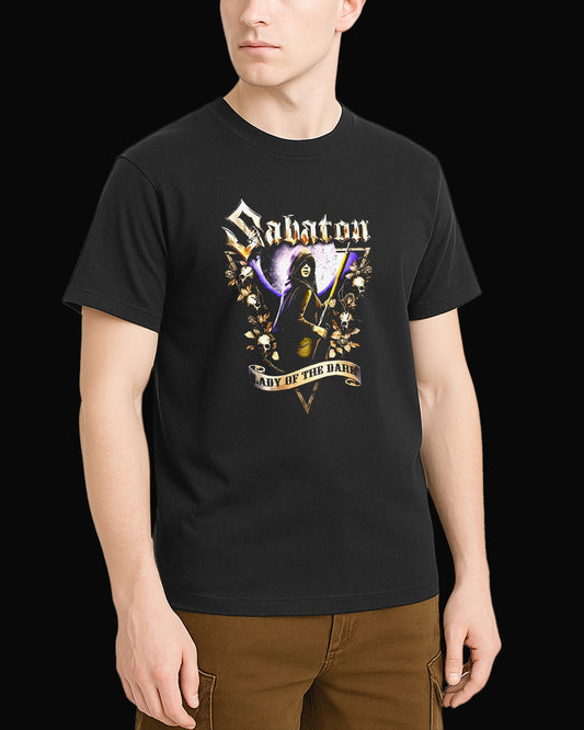 Sabaton Lady of the Dark Siyah Tişört