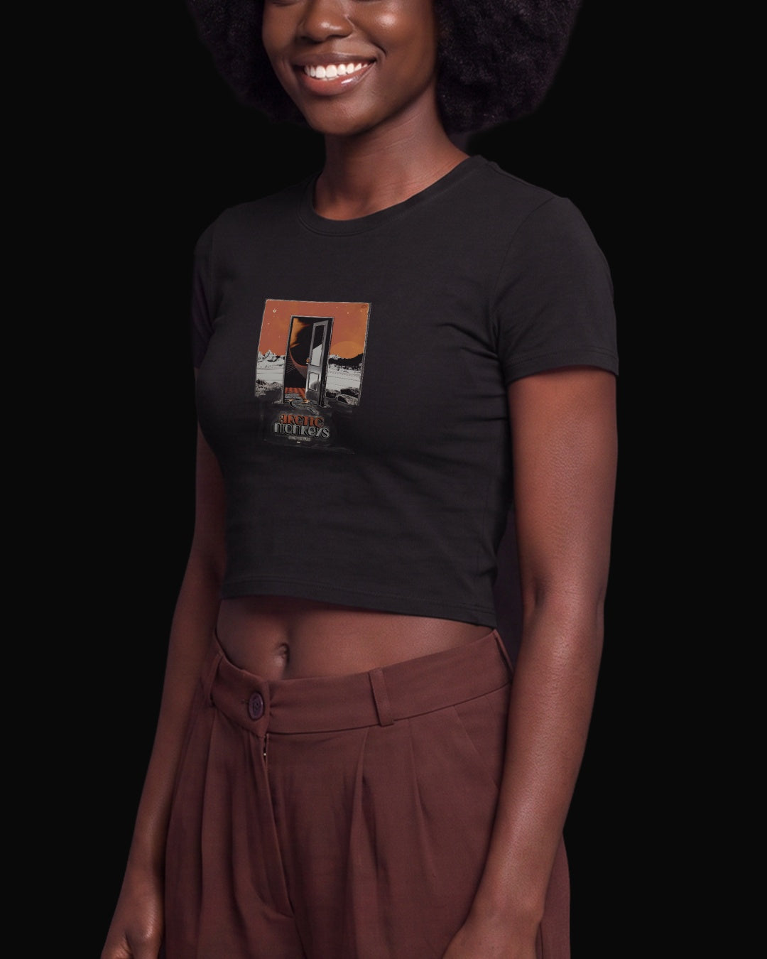 Arctic Monkeys Snail Snake Siyah Baby Tee Tişört