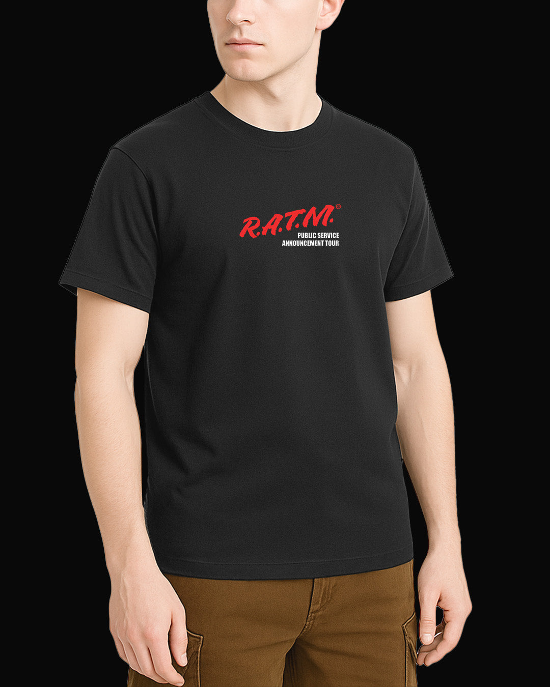 Rage Againts The Machine Public Service Siyah Tişört