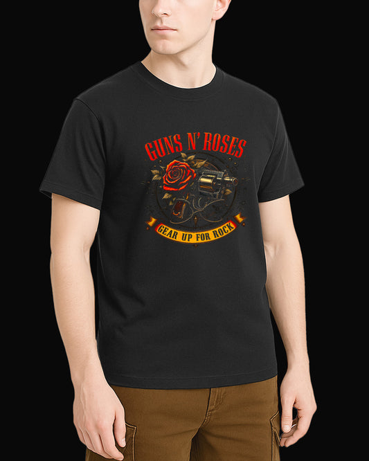 Guns N' Roses Dress for Rock!!! Siyah Tişört