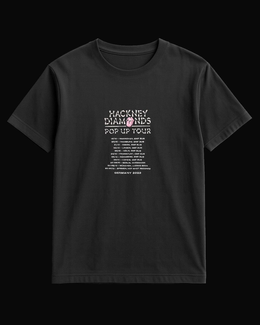 The Rolling Stones Hackney Diamonds Siyah Tişört