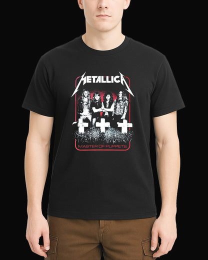 Metallica Master Of Puppets Siyah Tişört