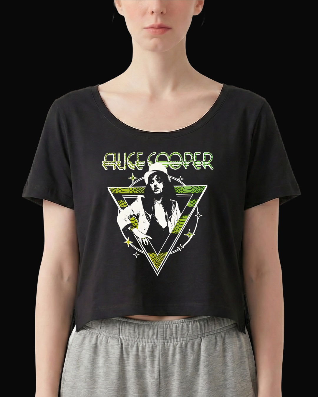 Alice Cooper Welcome To My Nightmare-2 Siyah Kadın Tişört