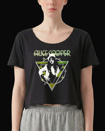 Alice Cooper Welcome To My Nightmare-2 Siyah Kadın Tişört