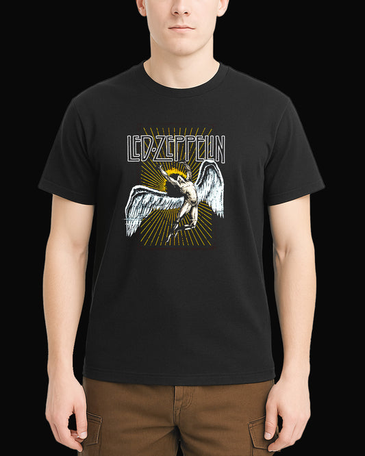 Led Zeppelin Send Me An Angel Black T-Shirt