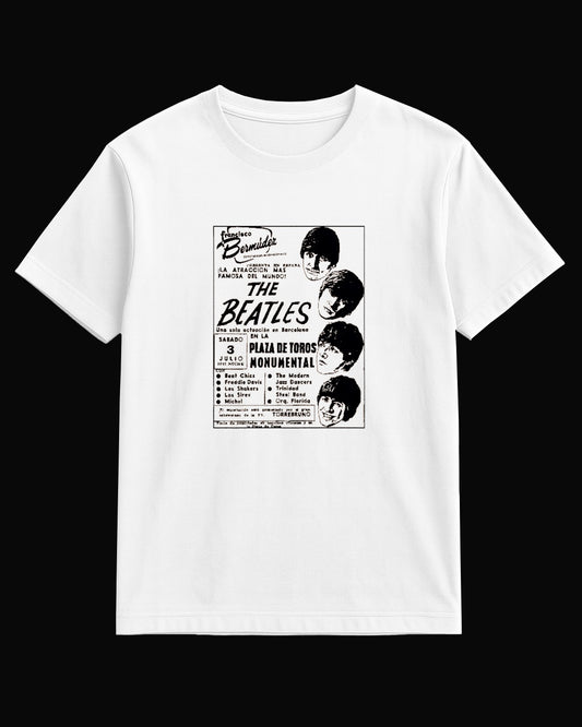 The Beatles Plaza De Toros Concert Beyaz Tişört