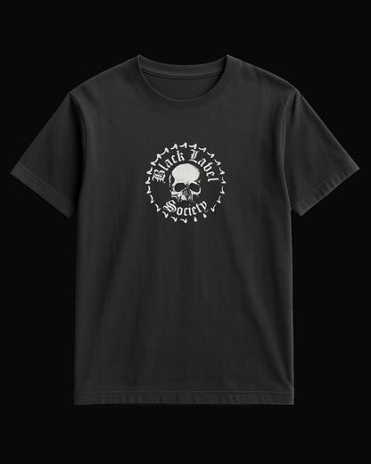 Black Label Society Skull Logo Siyah Tişört