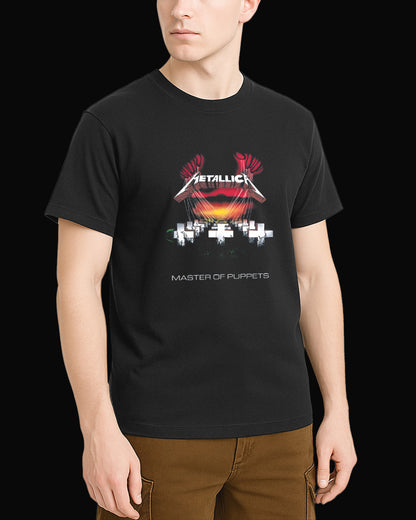 Metallica Master of Puppets Siyah Tişört V2