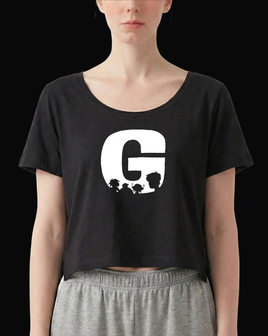 Gorillaz G. Siyah Kadın Tişört