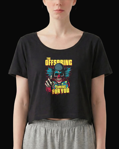 The Offspring Coming For You Siyah Kadın Tişört V3