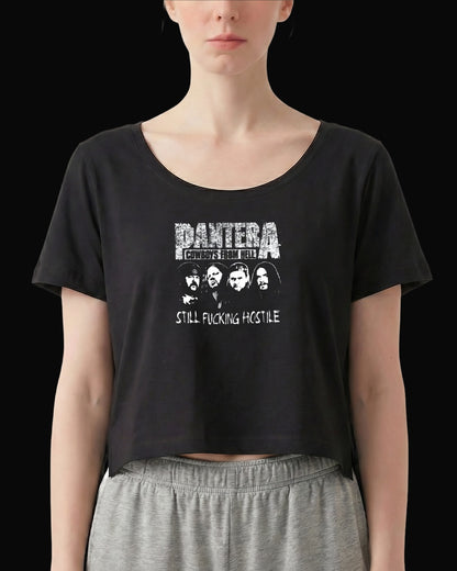 Pantera Cowboys From Hell Siyah Kadın Tişört V3