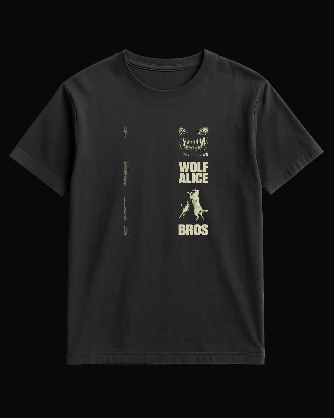 Wolf Alice BROS Siyah Tişört