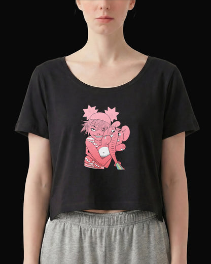 Gorillaz ZOO.1 Siyah Kadın Tişört