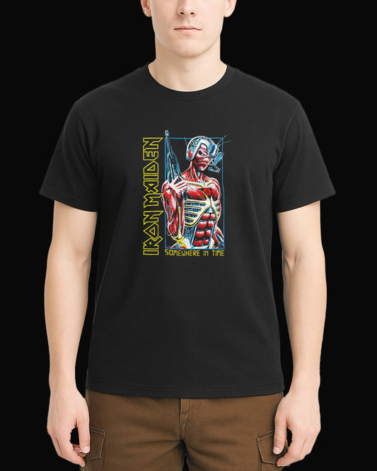 Iron Maiden Somewhere In Time Siyah Tişört