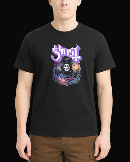 Ghost il universo Siyah Tişört