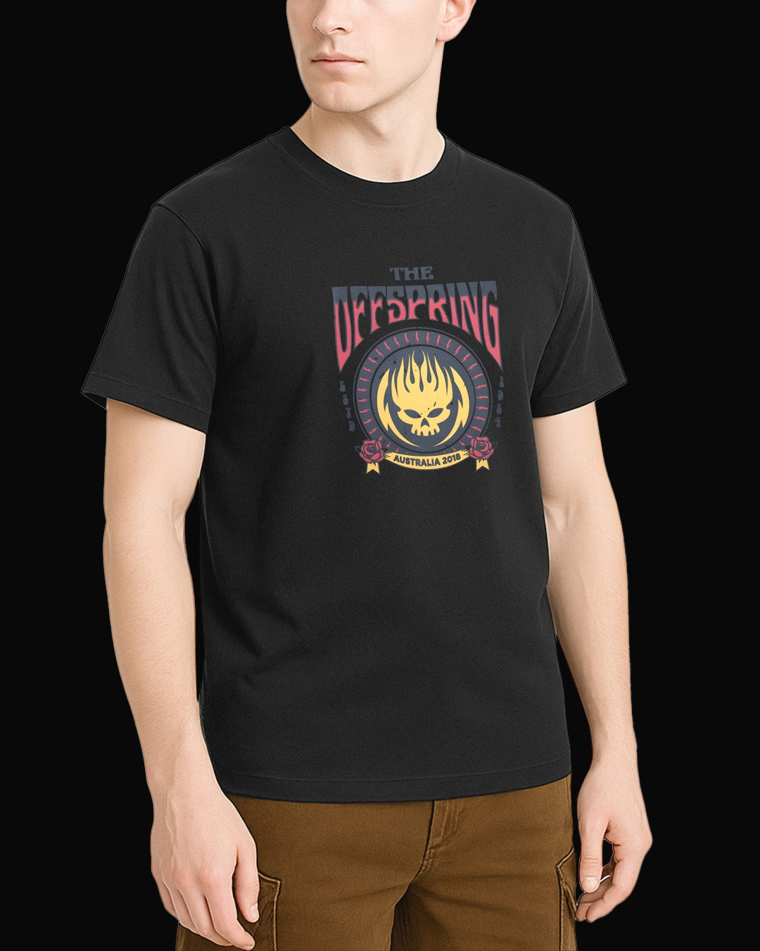 The Offspring Australia 2018 Siyah Tişört