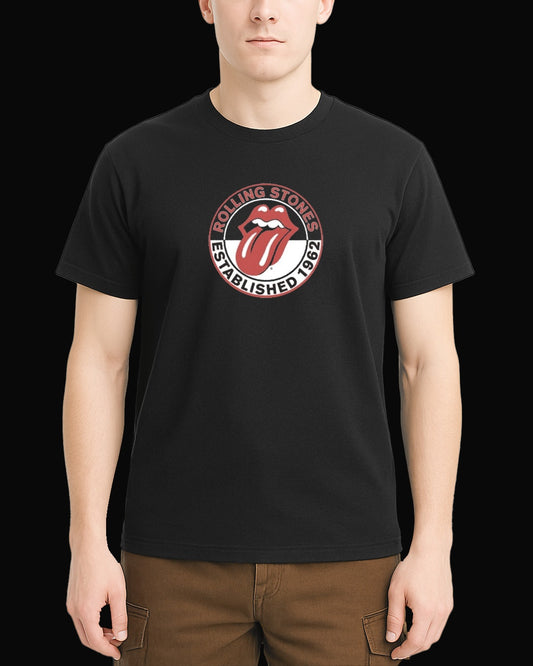 The Rolling Stones Established 1962 Siyah Tişört