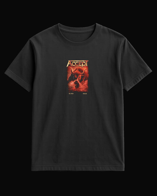 Accept Blind Rage Siyah Tişört