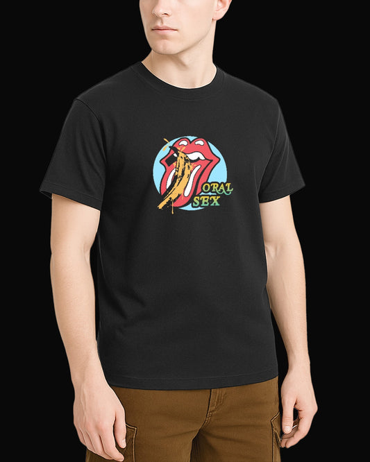 The Rolling Stones Oral Pleasure Siyah Tişört