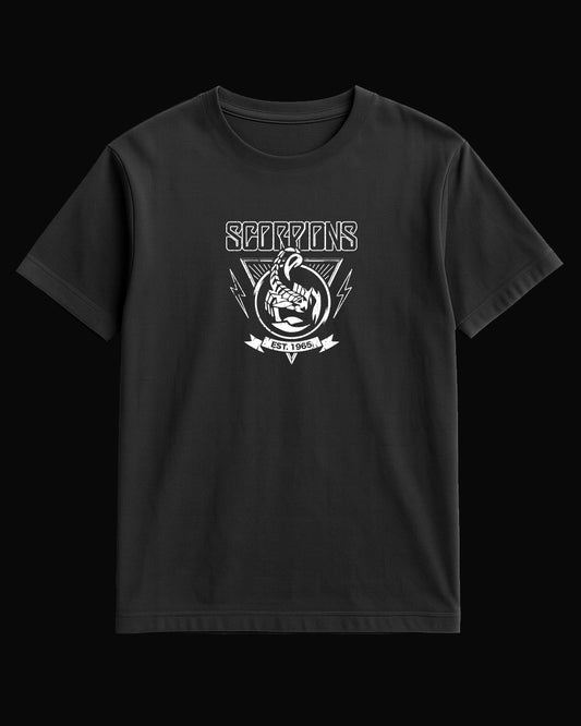 Scorpions Est. 1965 Siyah Tişört