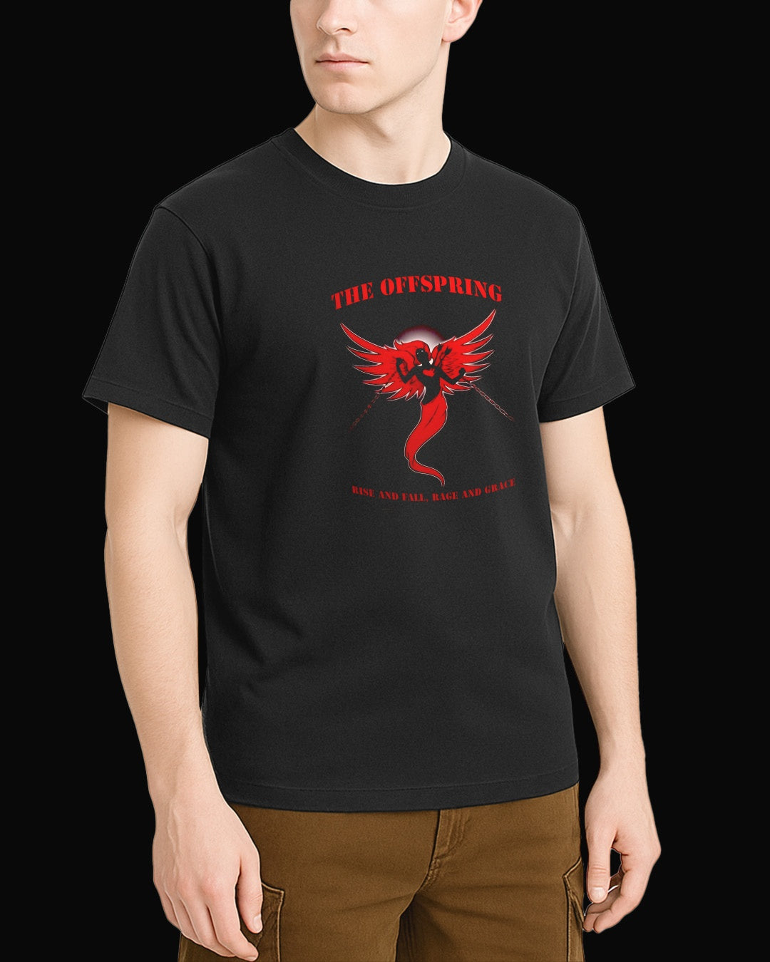The Offspring Rise and Fall, Rage and Grace Siyah Tişört