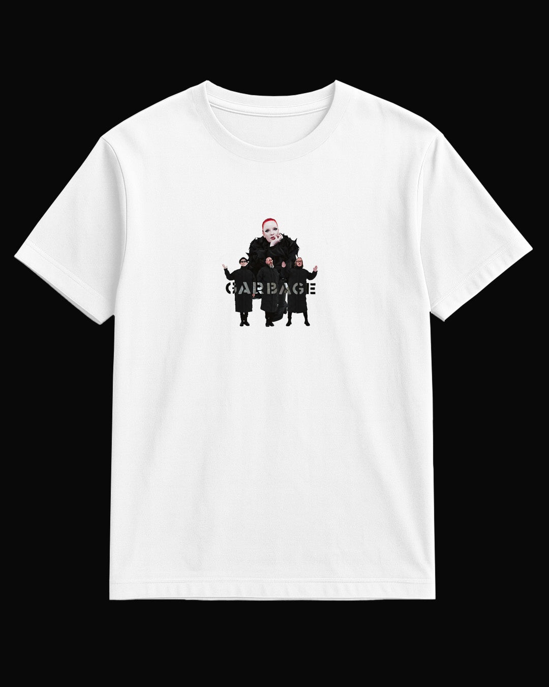 Garbage Grup Logo Beyaz Tişört V2