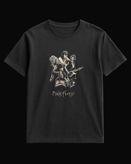 Pink Floyd The Band Siyah Tişört