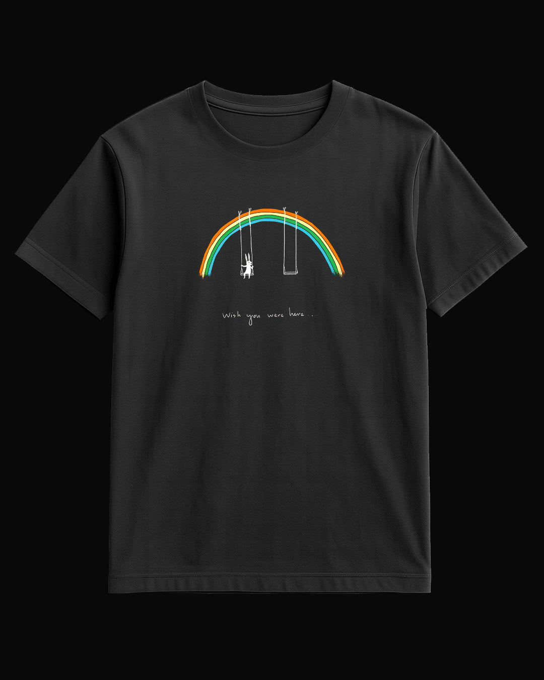 Pink Floyd Wish You Were Here Siyah Tişört V2