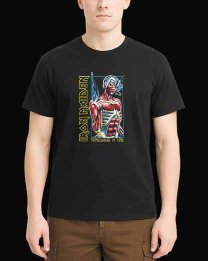 Iron Maiden Somewhere In Time Siyah Tişört
