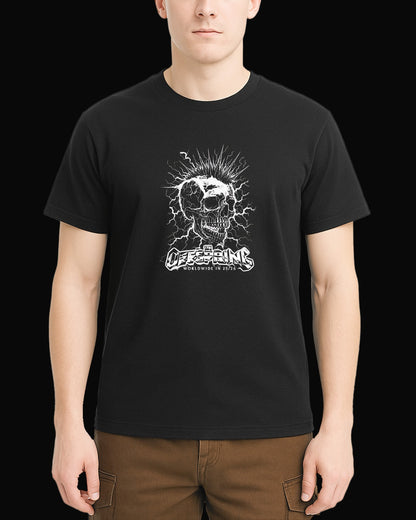 The Offspring Mohawk Skull Siyah Tişört