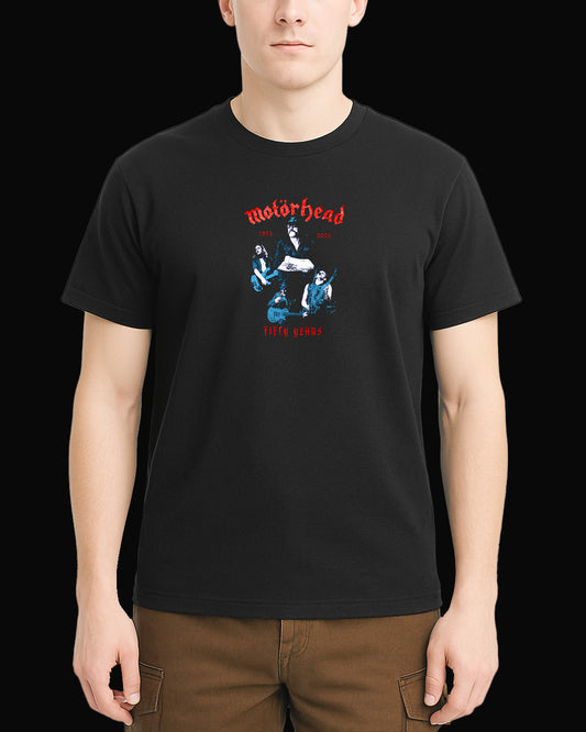 Motörhead FIFTY YEARS Siyah Tişört