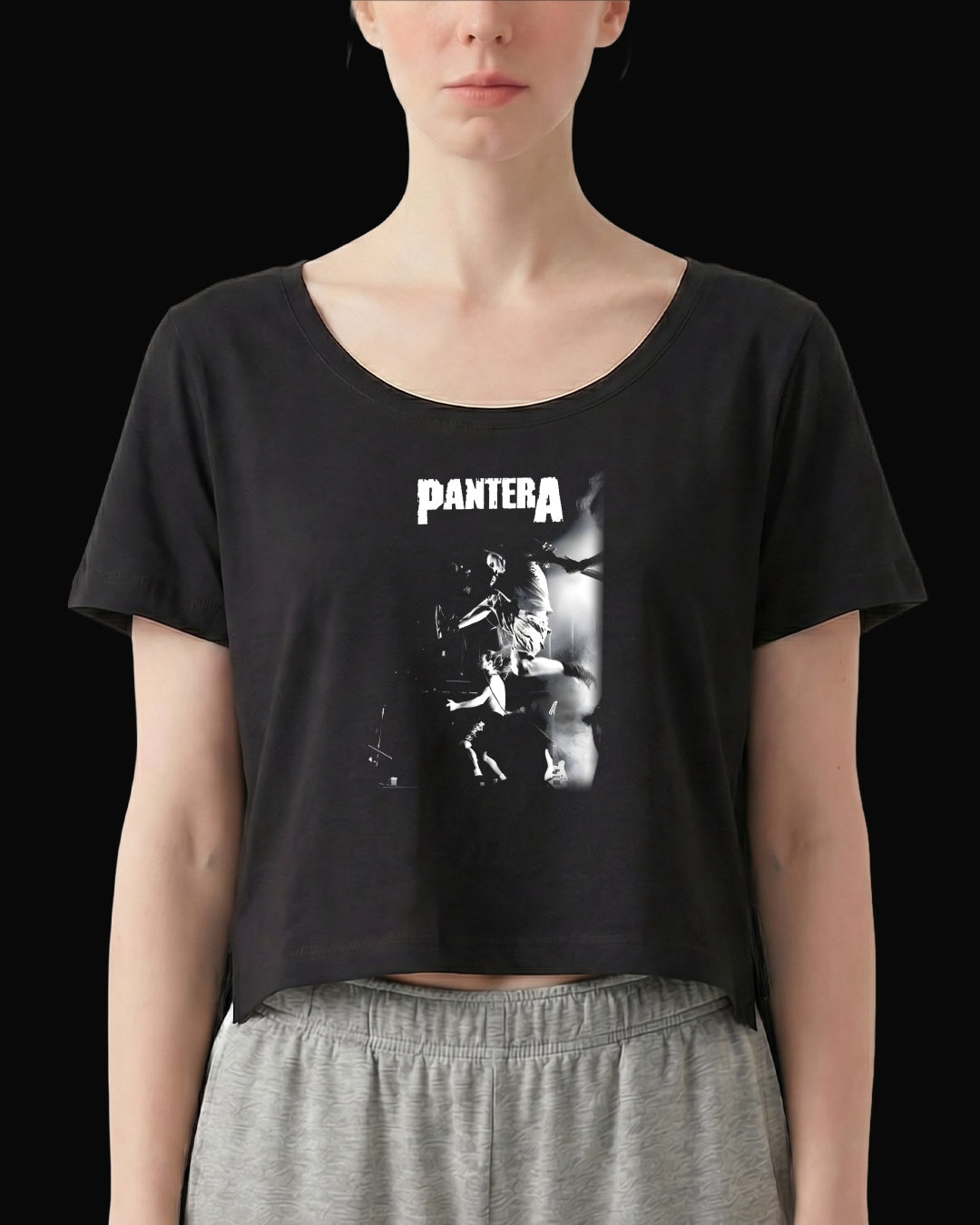 Pantera Jump High Siyah Kadın Tişört