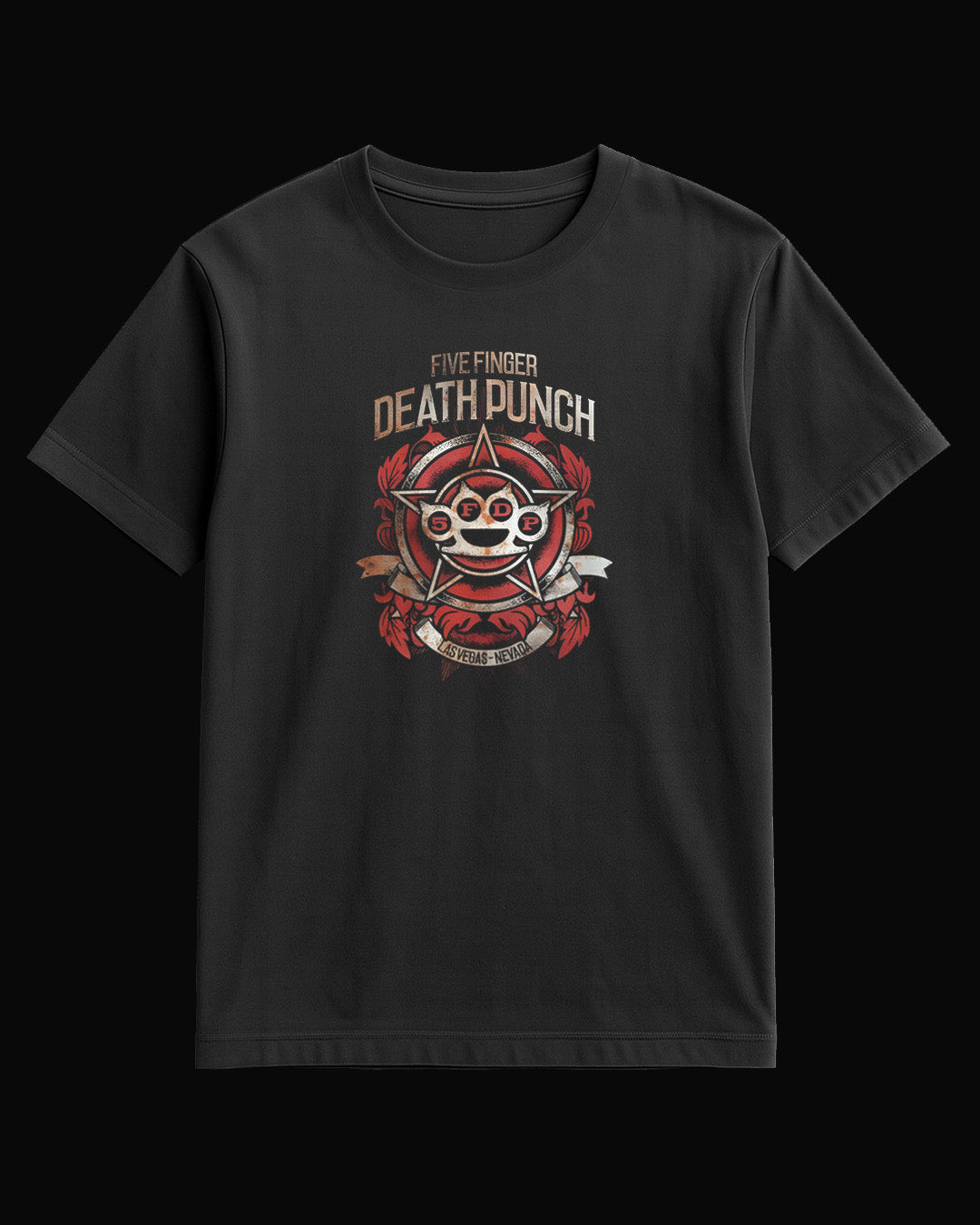 Five Finger Death Punch LAS VEGAS Siyah Tişört