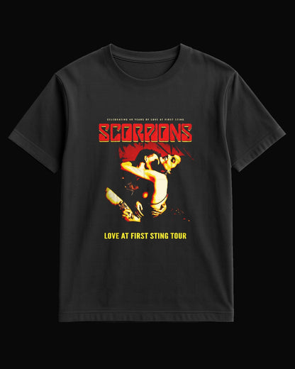 Scorpions Love At First Sting-3 Siyah Tişört