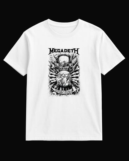Megadeth Years Of Metal Beyaz Tişört
