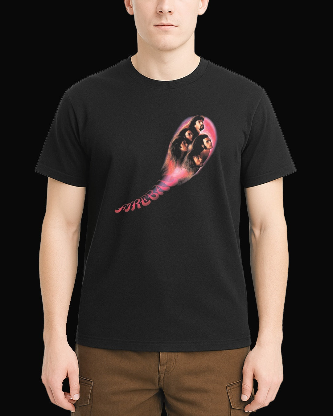 Deep Purple Fireball Siyah Tişört
