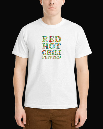 Red Hot Chili Peppers Flower Beyaz Tişört
