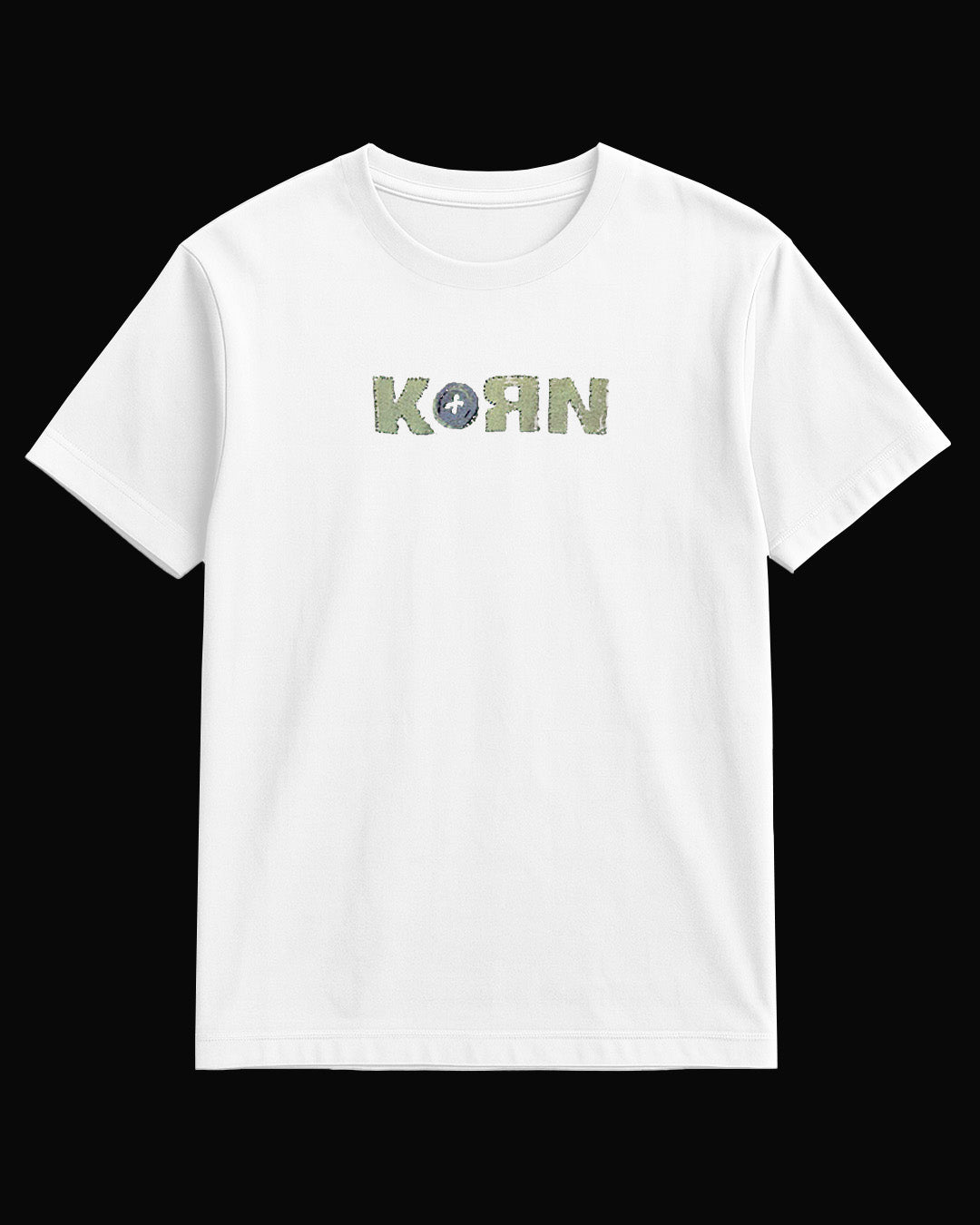 Korn Grup Logo Beyaz Tişört