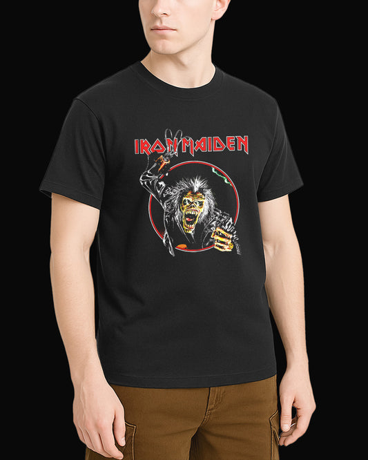 Iron Maiden Freddy Siyah Tişört V2