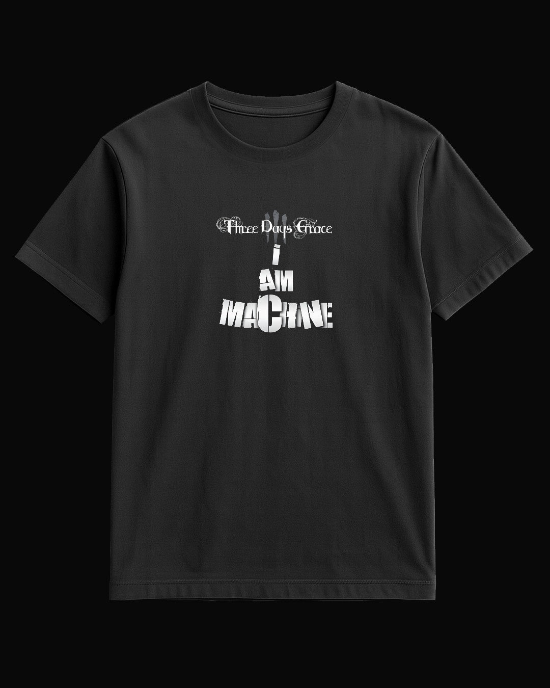 Three Days Grace I AM MACHINE Siyah Tişört