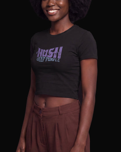 Deep Purple HUSH Siyah Baby Tee Tişört