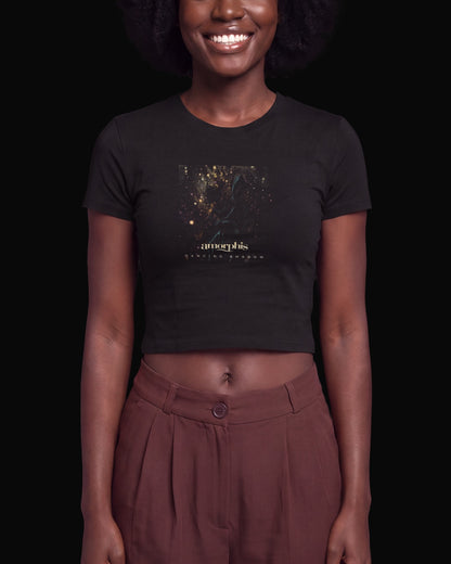 Amorphis Dancing Shadow Siyah Baby Tee Tişört