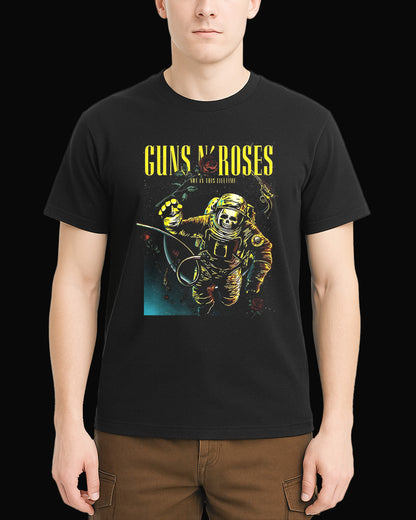 Guns N' Roses Not In This Lifetime Siyah Tişört