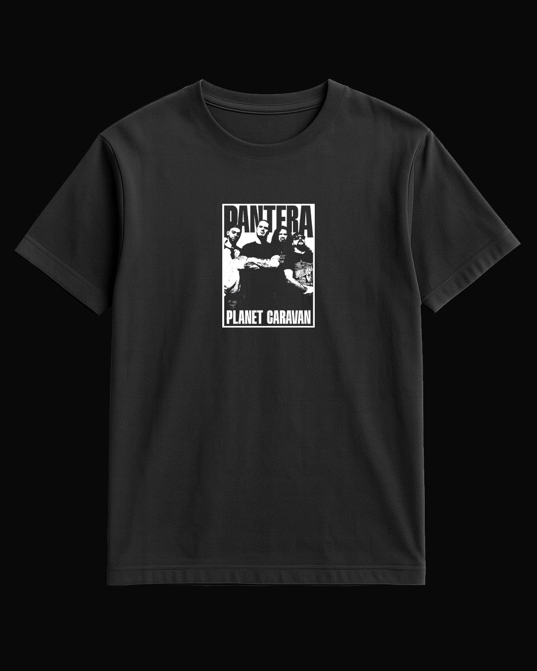 Pantera Planet Caravan Siyah Tişört