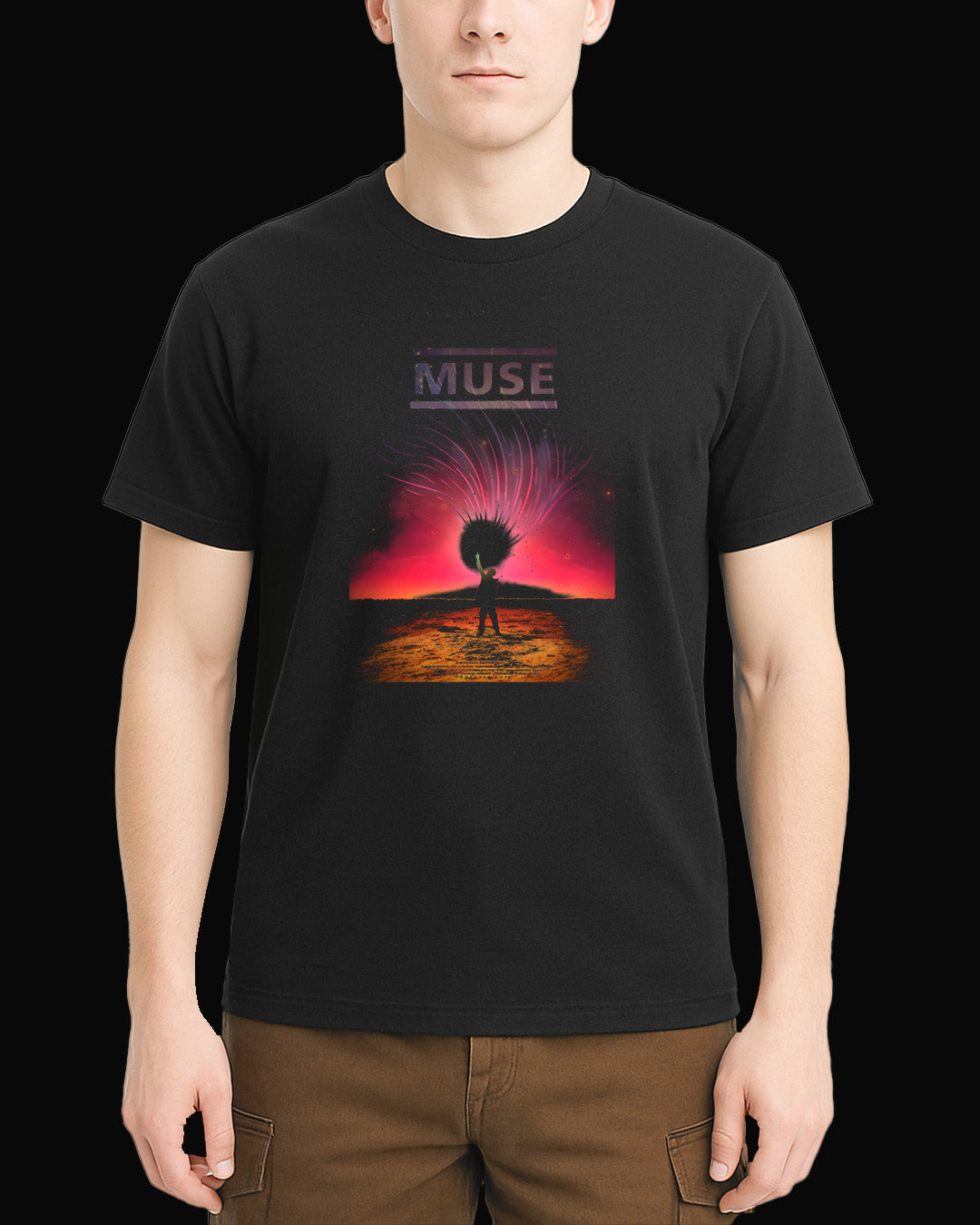 Muse Purple Sky Siyah Tişört