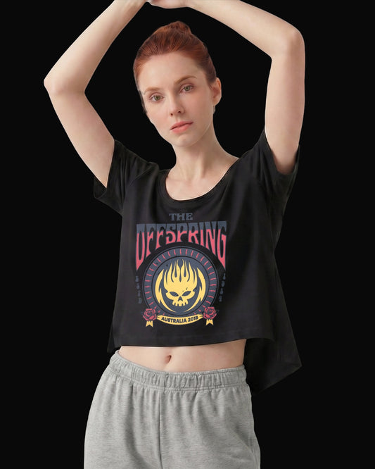 The Offspring Australia 2018 Siyah Kadın Tişört