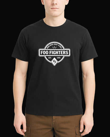 Foo Fighters Hand Made Rock'n Roll Siyah Tişört