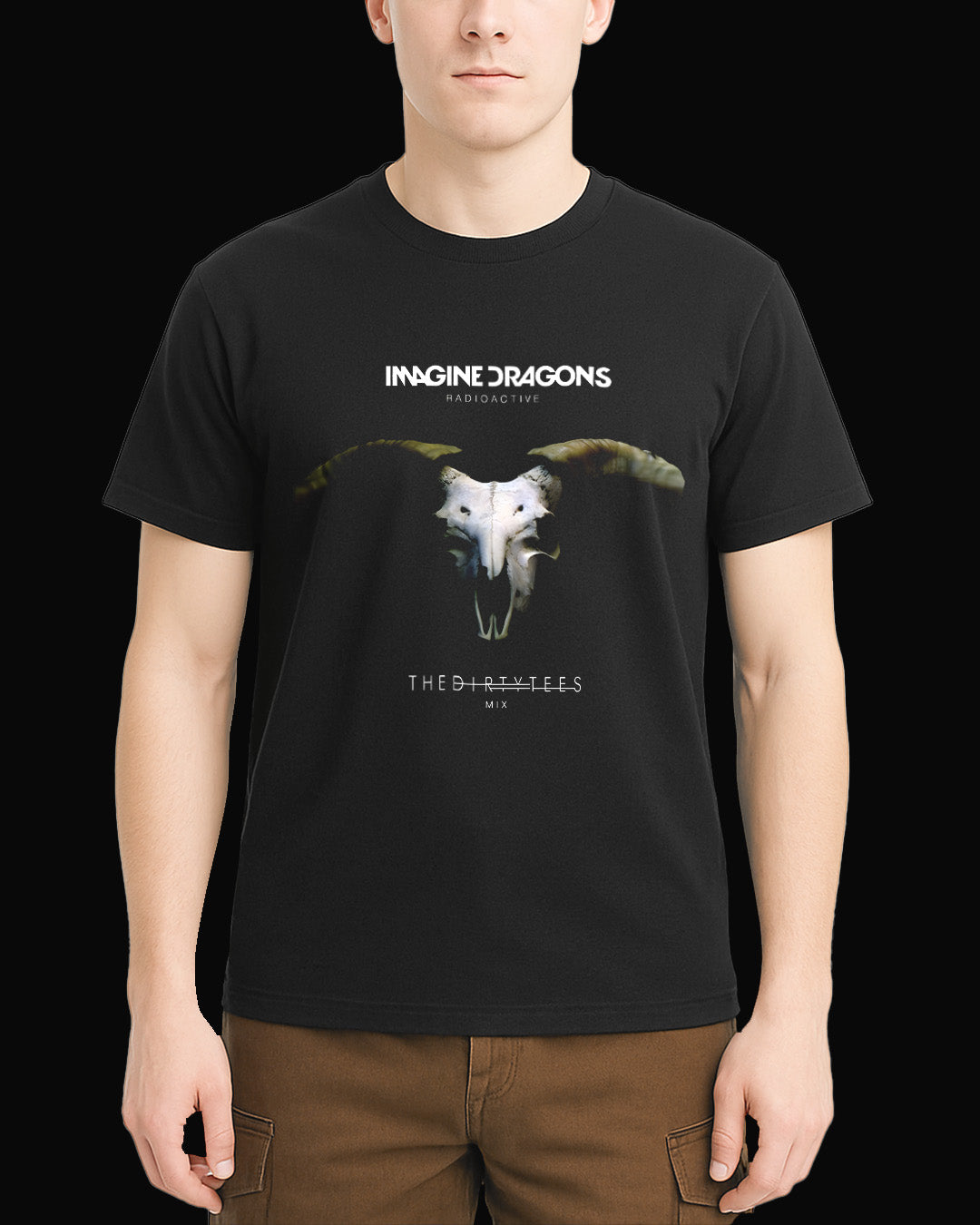 Imagine Dragons The Dirtytees MIXTAPE Siyah Tişört
