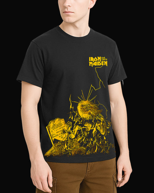 Iron Maiden No Prayer for the Dying Siyah Tişört